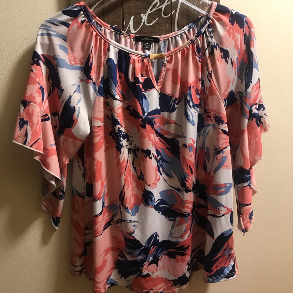 Pink dress blouse